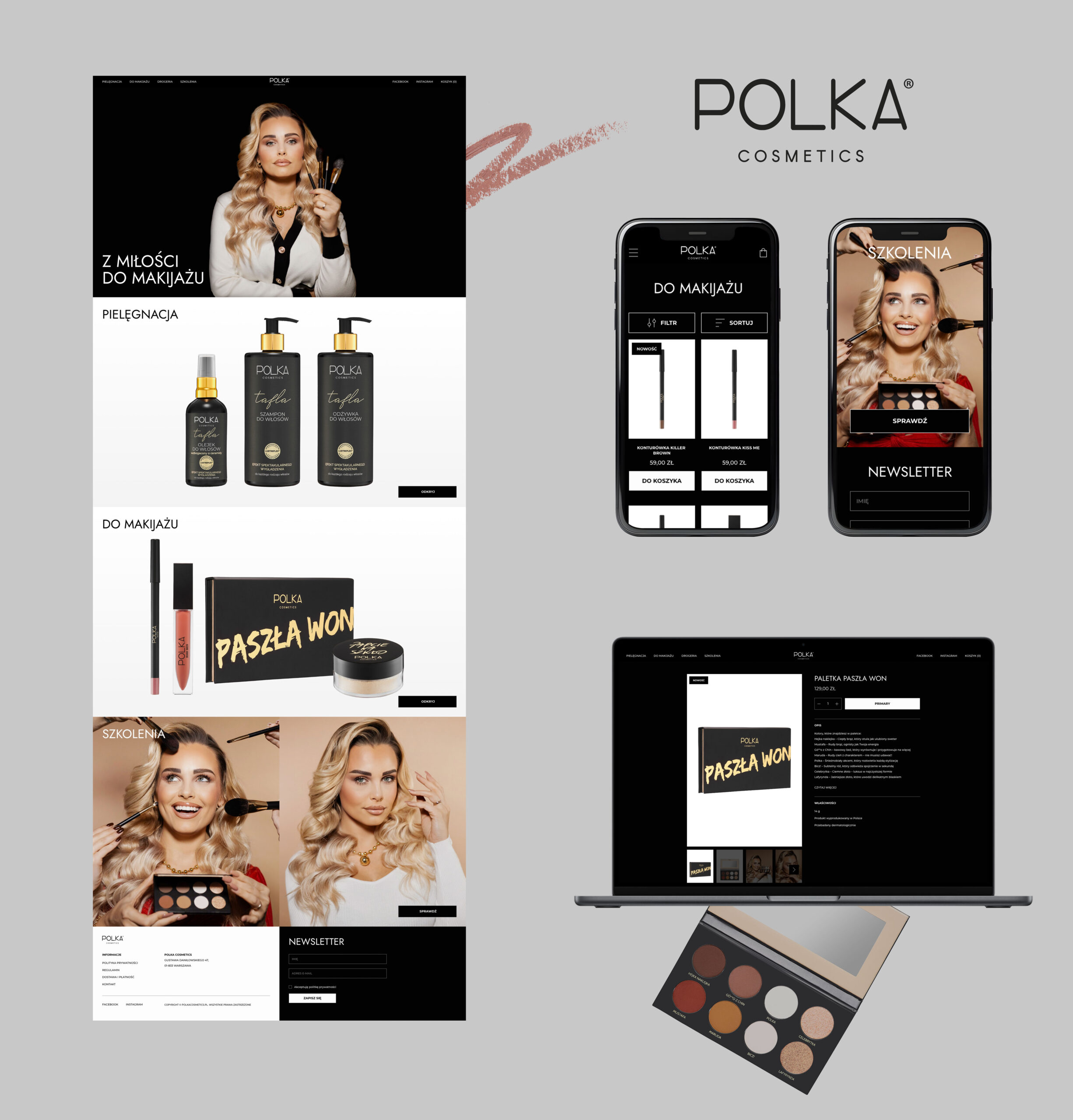 Polka Cosmetics - Projekt sklepu internetowego