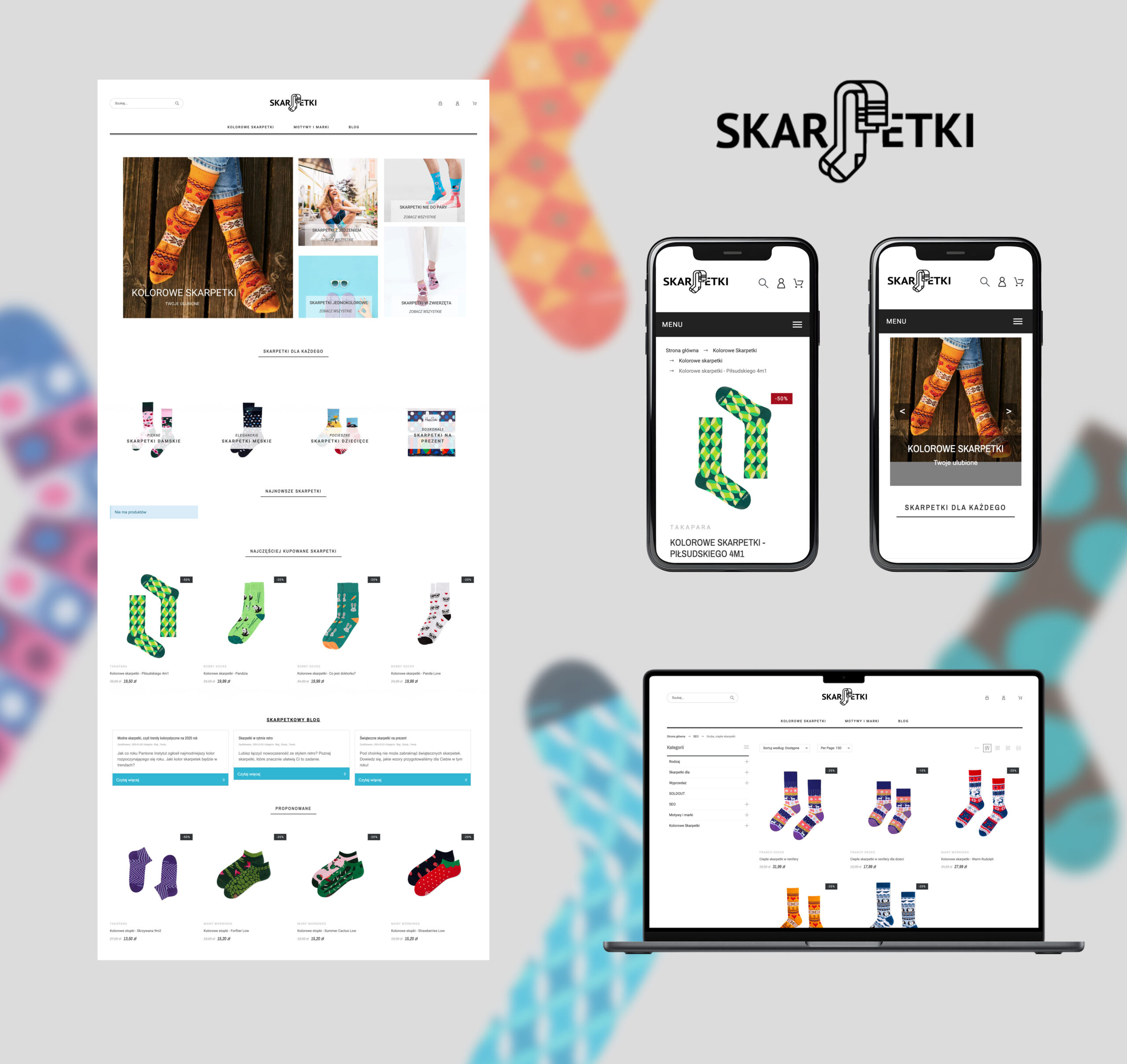 Skarpetki - Projekt sklepu internetowego