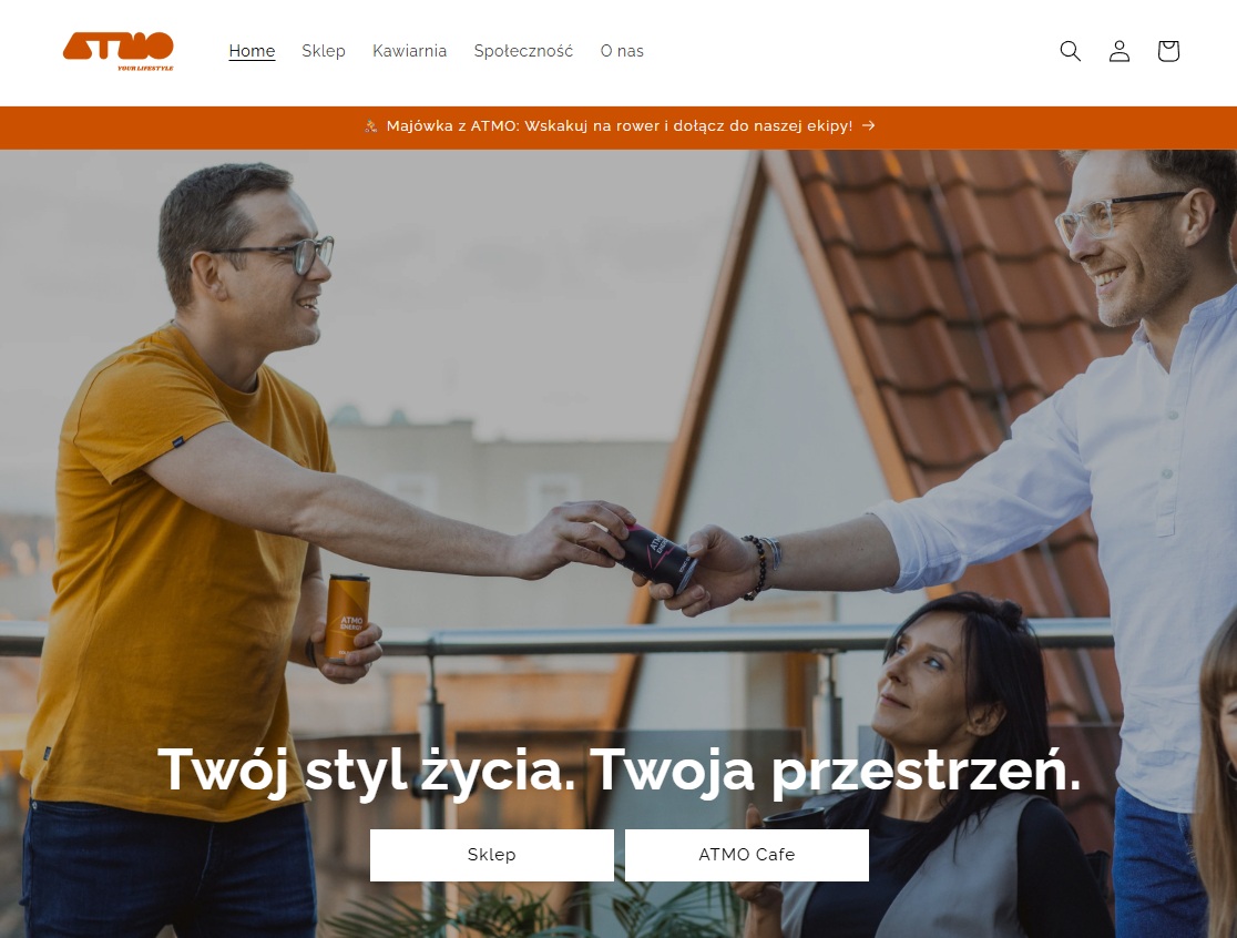 Atmo - Projekt strony internetowej