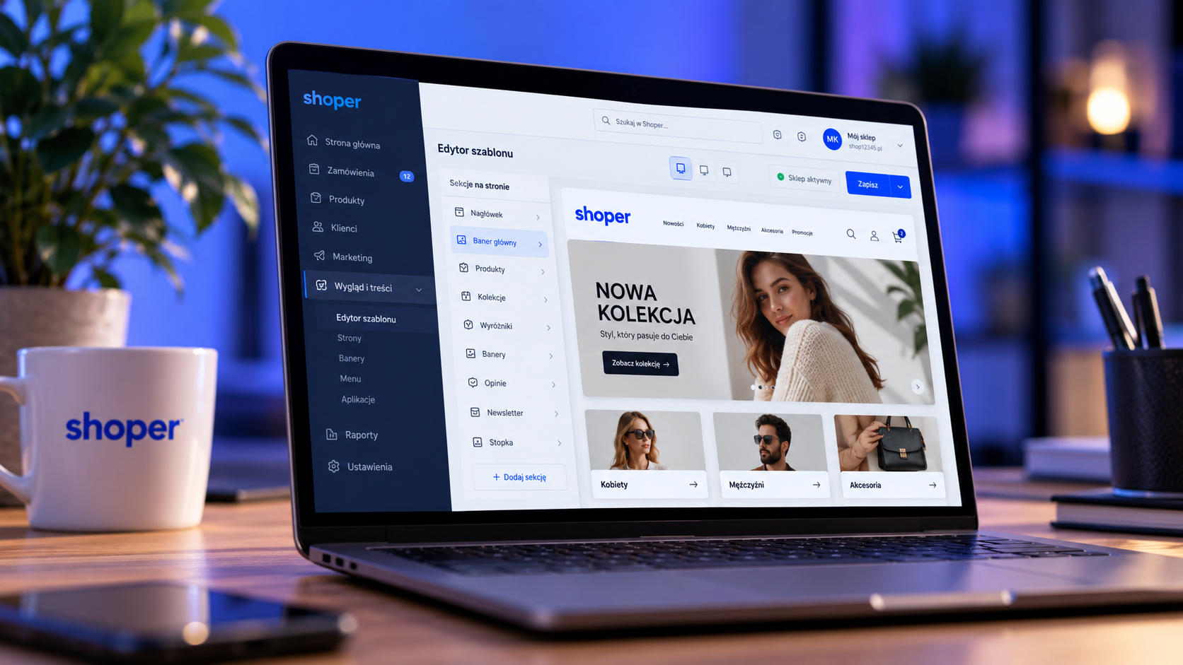 Wdrożenie sklepu internetowego na platformie Shoper i Shoper Premium - PEEKY, Shoper Partner